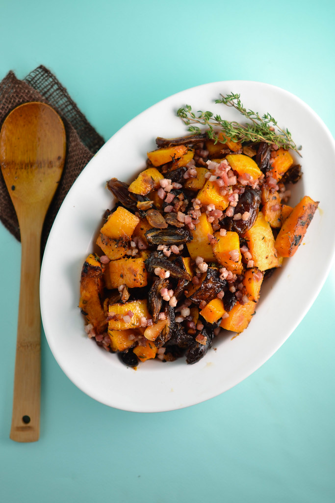 Butternut Squash with Dates and Pancetta | Things I Made Today