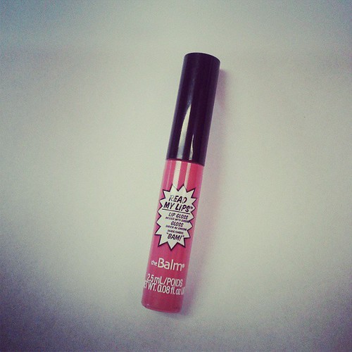 loving this. The Balm Read My Lips gloss in BAM!