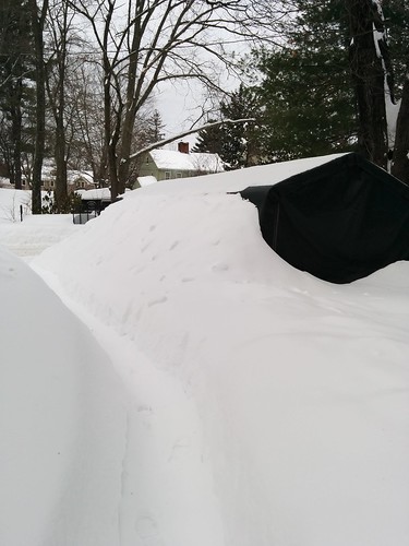 Back garage, winter 2015