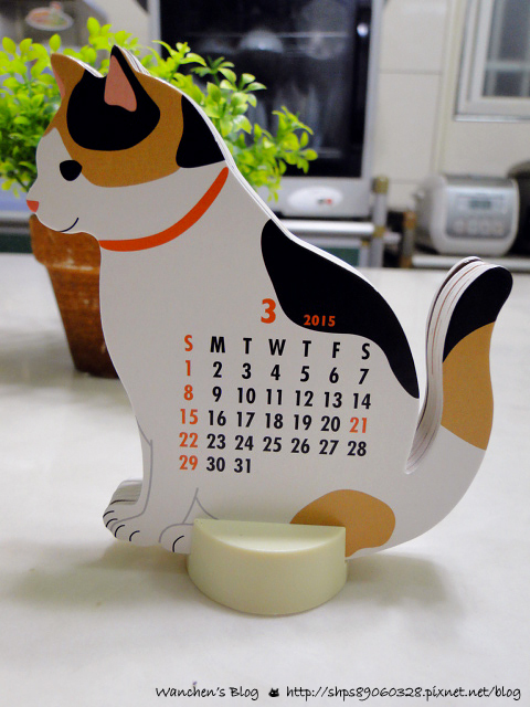 貓咪造型桌曆CATS Calendar