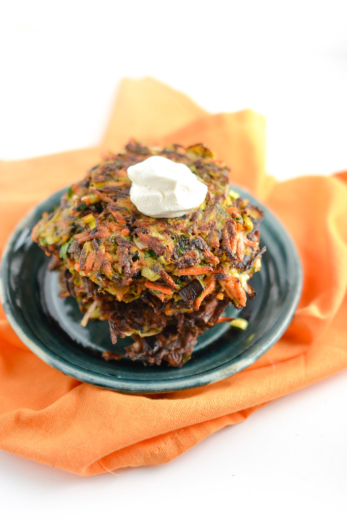 Carrot and Leek Fritters | Things I Made Today