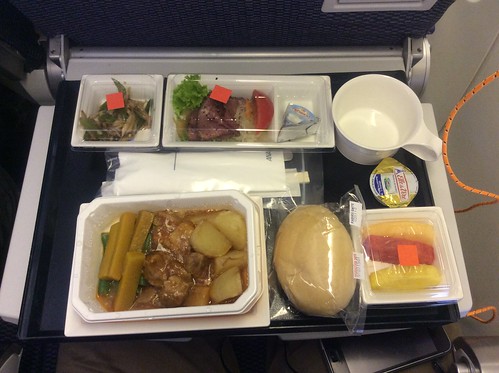 ANA pork goulash #airlinemeals