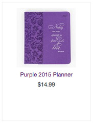 Purple 2015 Planner at Family Christian