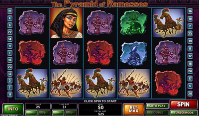 The Pyramid of Ramsses slot game online review
