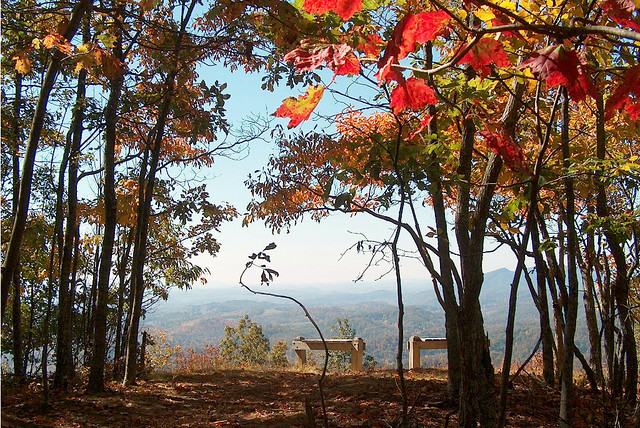 Molly's Knob is one of the favorite hikes at Hungry Mother State Park, Virginia