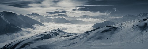 bw panorama ski alps lumix schweiz snowboard schwarzweiss wallis mystic heimat winterwonderland bettmeralp nebelmeer lx7 3x1 seaoffog lpsnow valais2015 wallis2015