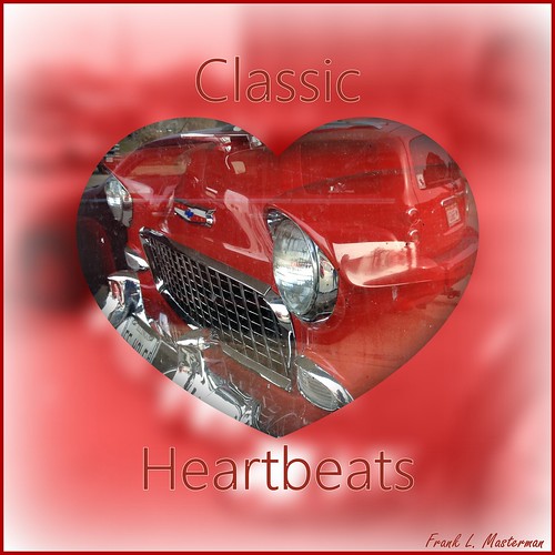 reflection classic cars chevrolet car automobile chevy classics 1955chevy automobiles heartbeat hhr 1955chevrolet 2006hhr