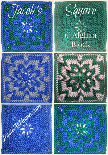 Jacob's Square Free Crochet Pattern by Jessie At Home