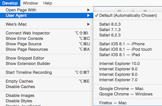 Use Safari With Infusionsoft - User Agent
