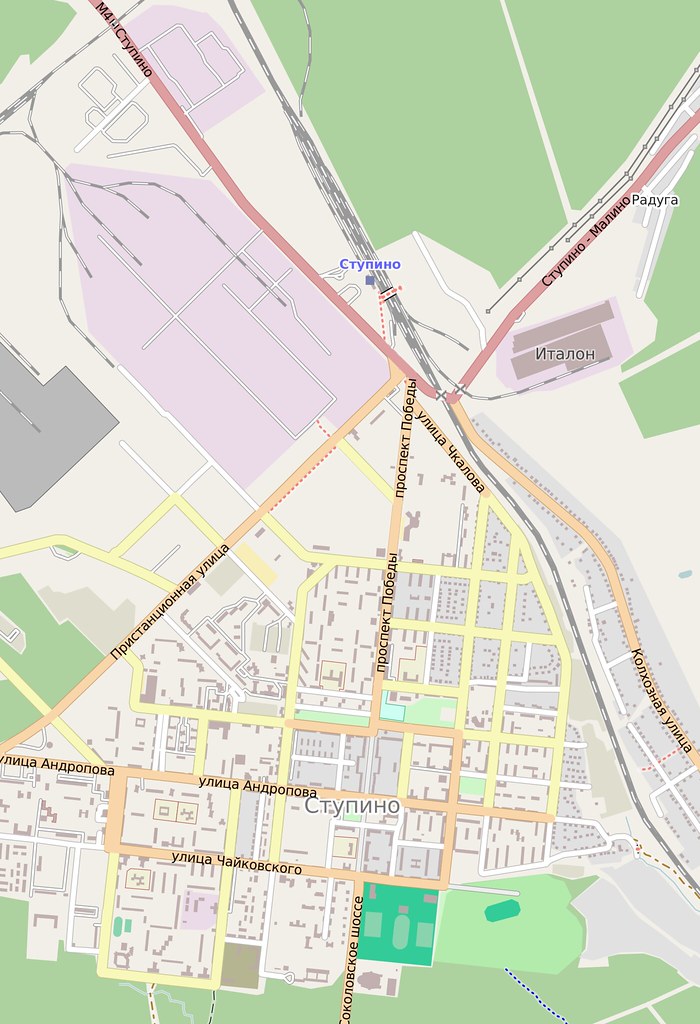 Stupino map