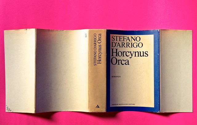 Stefano D'Arrigo, Horcynus Orca. Mondadori 1975. Resposabilità grafica non indicata. Totale di sovracoperta (part.), 1