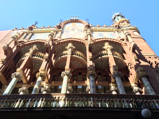 西班牙 巴塞隆納 加泰隆尼亞音樂廳 Palau de la Música Catalana Barcelona Spain