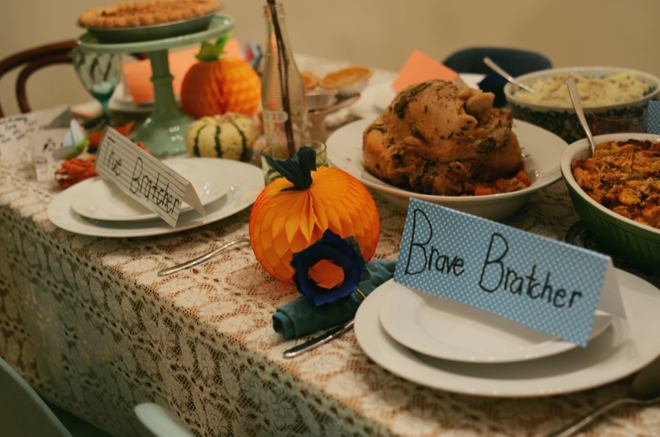 mini thanksiving feast 2014