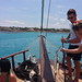 Ibiza - View from front of sailboat