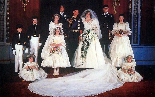 The Wedding Of Prince Charles & Princess Diana, Sovereign Series Royal Wedding 1981, No. 37 The Bride & Groom, Bridesmaids, Pages, Published By Prescott-Pickup & Co. Ltd, Made In England