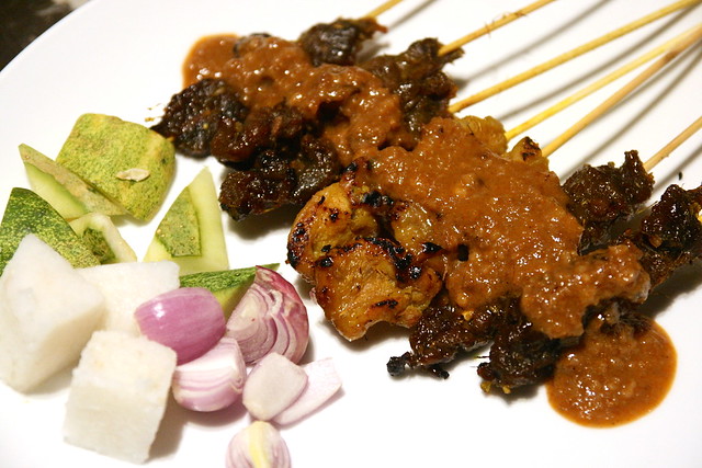 The satay is to die for