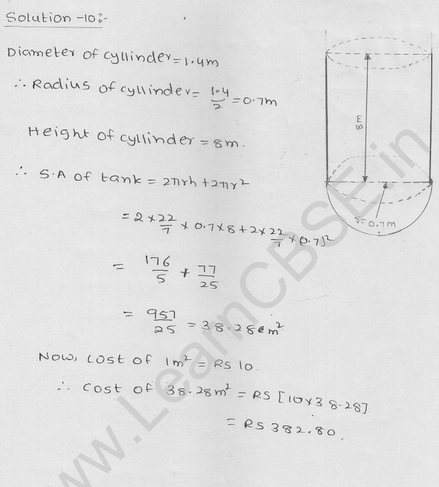 RD Sharma Class 9 solutions Chapter 21 Surface Area and volume of A Sphere Ex 21.1 6