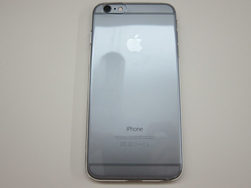 Power Support - Air Jacket Force (Clear) for iPhone 6 Plus - With iPhone 6 Plus Back