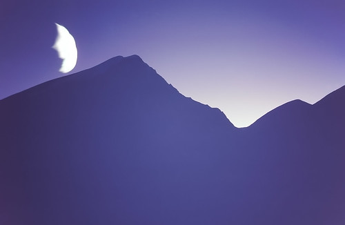 sunset moon doubleexposure mauve himalayas zanskarvalley shingolapass lehtomanalitrek longtwilight
