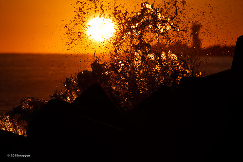ocean morning winter sea sky orange seascape color beach japan sunrise canon wave 日本 冬 海岸 海 fukushima iwaki 2015 朝 morningglow 福島 福島県 朝日 いわき 朝焼け いわき市 eos5dmarkⅲ eos5dmark3 ef100400mmf4556lisⅱusm