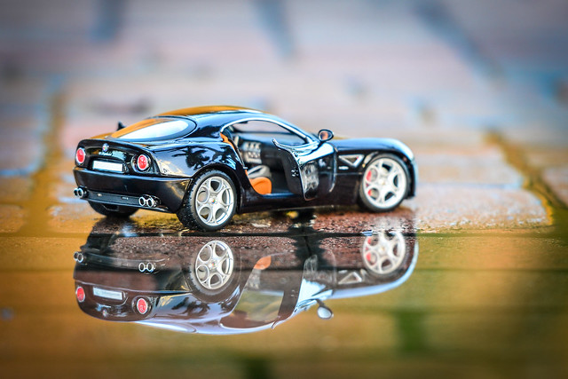 A model car and a puddle of water-2