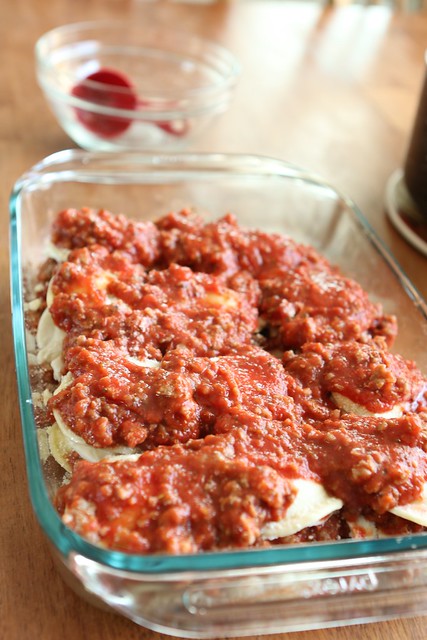 easy sausage ravioli lasagna 