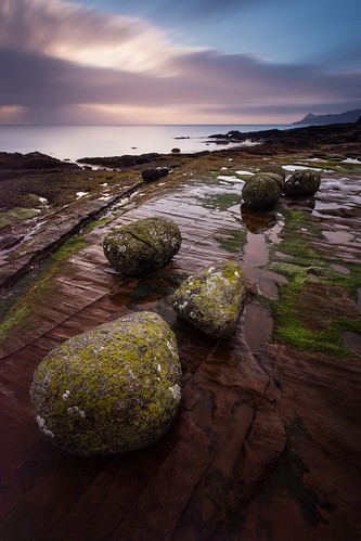 longexposure sea water sunrise landscape coast scotland corrie arran ayrshire