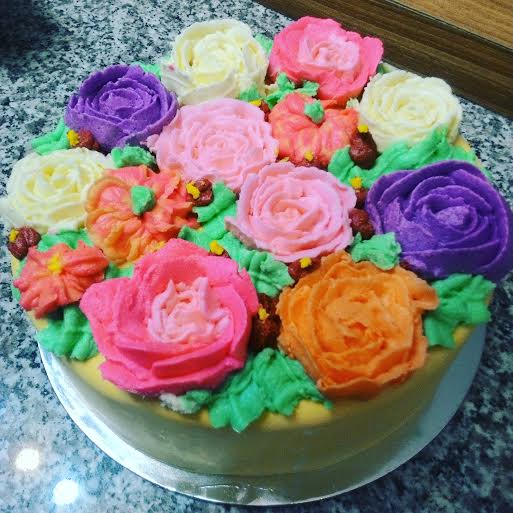 Floral Cake by Kimberly Anne Tarrobago