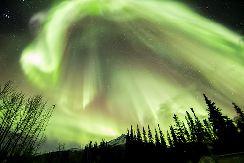 Aurora borealis, Wiseman, AK