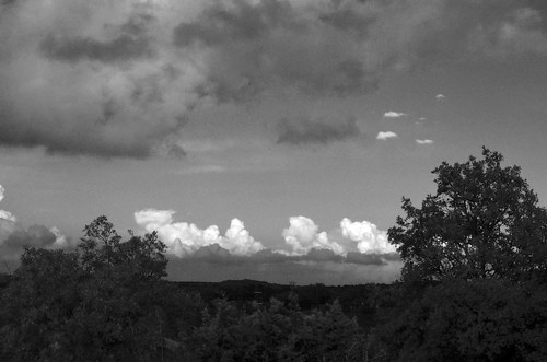 county sky blackandwhite bw cloud tree nature clouds landscape outdoors texas tx country hill bandera