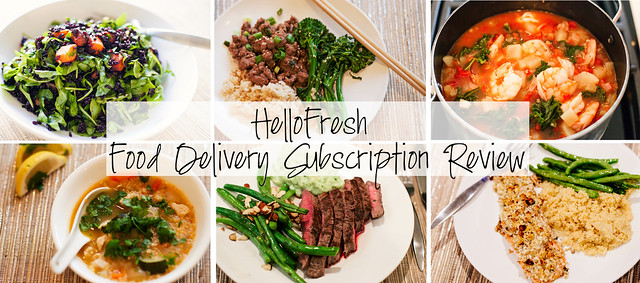 cute & little blog | hello fresh food delivery subscription review