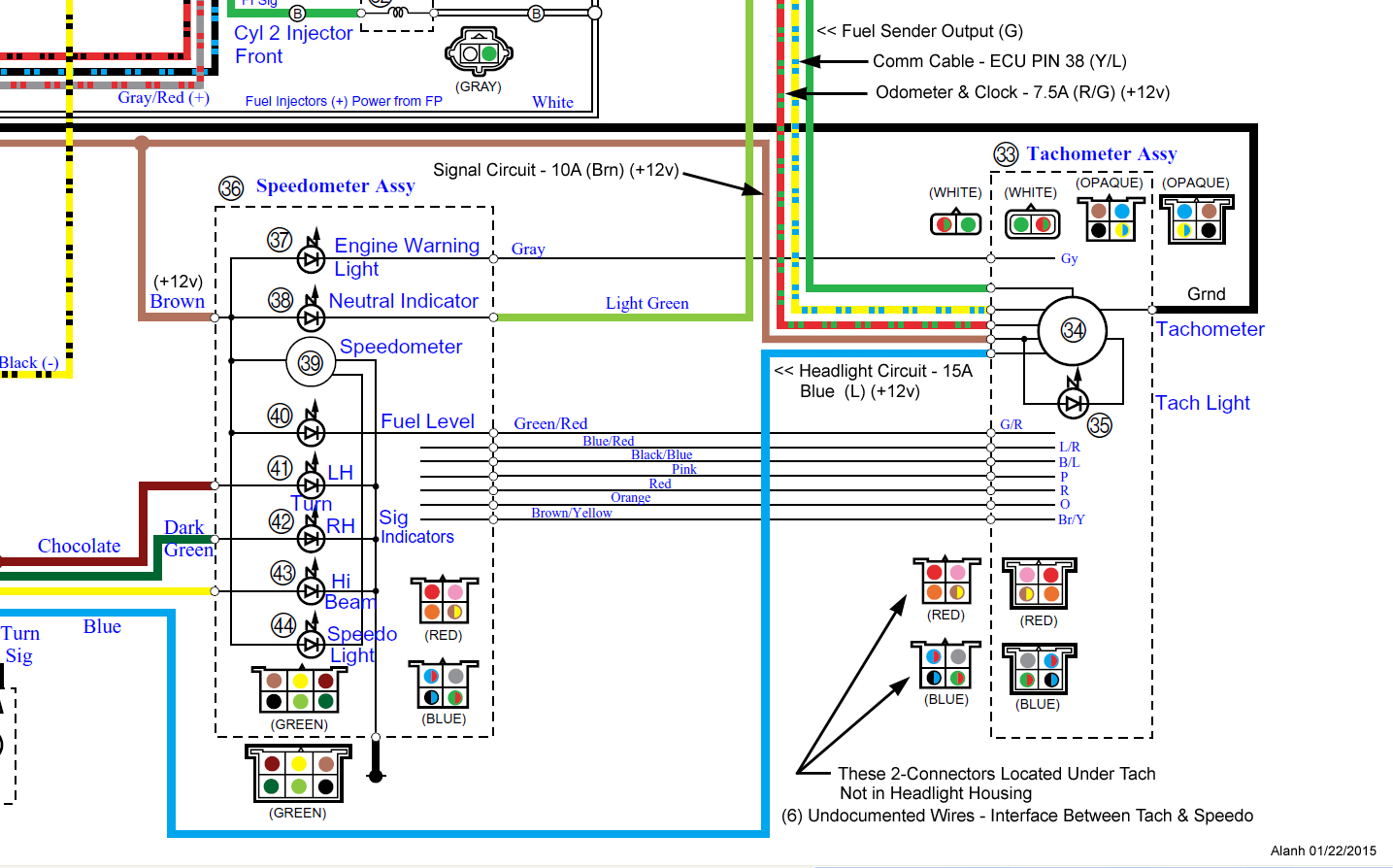Tachometer and Speedometer Not Working | RS Warrior Forum Stereo Wiring Diagram RS Warrior Forum