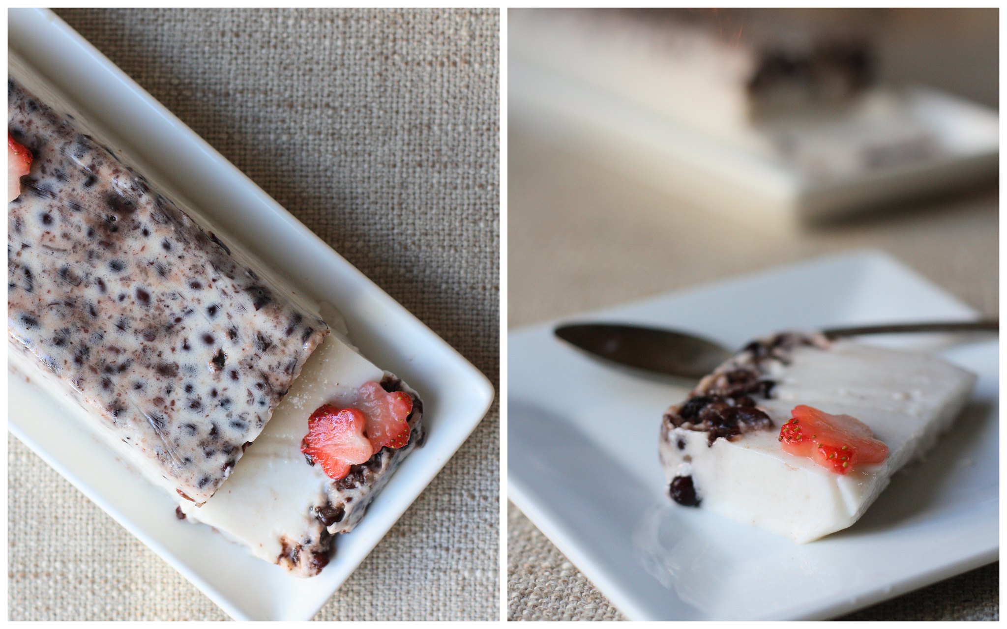 Red Bean and Coconut Pudding