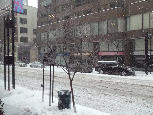 Snowy Downtown Cincinnati