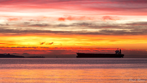 morning clouds sunrise dawn ship bc britishcolumbia vessel victoria vancouverisland daybreak freighter bulkcarrier anchored moored royalroads colwood westshore prioux naviosmagellan