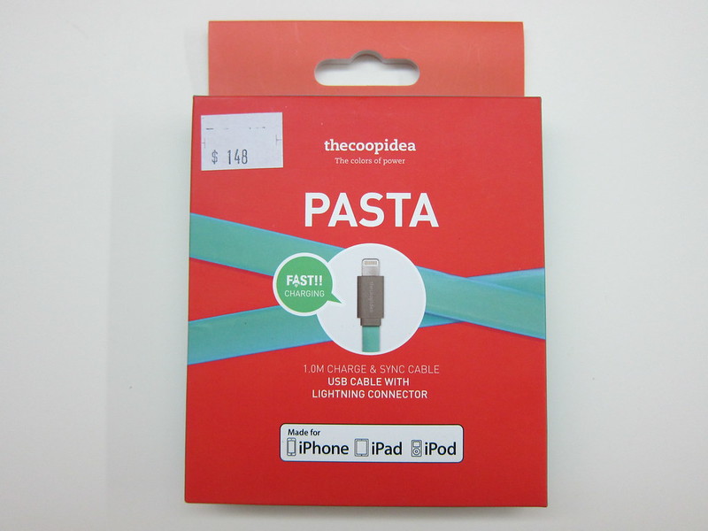 thecoopidea Pasta Lightning Cable - Box Front