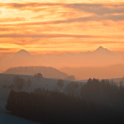 winter sunset 365 landschaft niederösterreich projekt aufdemland