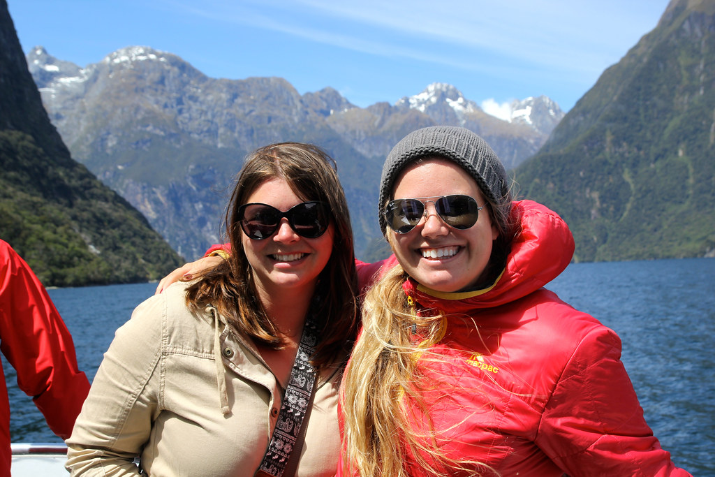 Cruising Milford Sound in New Zealand