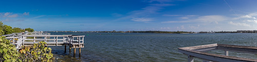 sky panorama water observation florida piers boardwalk boyntonbeach intercoastalwaterway