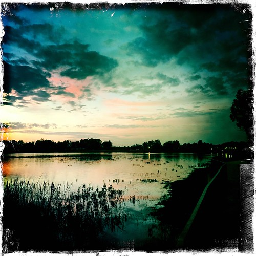 sunset water clouds spain dusk espana wetlands elrocío iberia marshes elrocio marismas