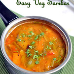 Easy mixed vegetable sambar