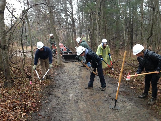 VSCC - working in the rain at Pocahontas State Park