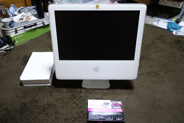 iMac Late 2006 SSDで爆速チューン！　その１