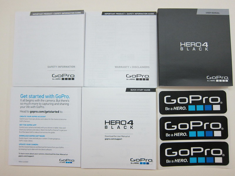 GoPro HERO4 Black Edition - Booklets