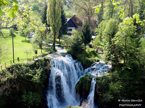 croatia slunj rastoke river slunjčica waterfall spring