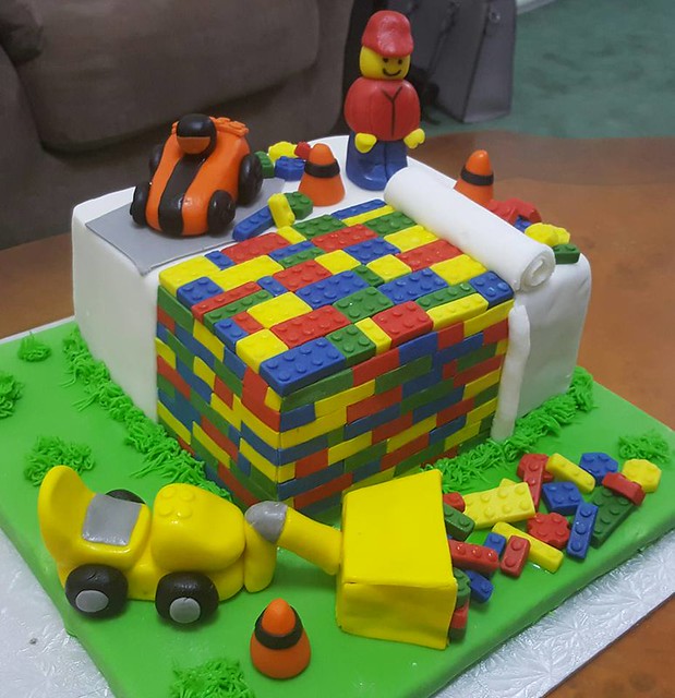Lego Cake by Crumblicious Delights