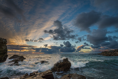 ocean california sunset clouds surf unitedstates lagunabeach mosspoint