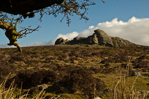 rocks dartmoor moorland haytor