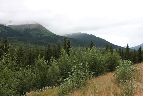 mountains alaska landscape highway sterling