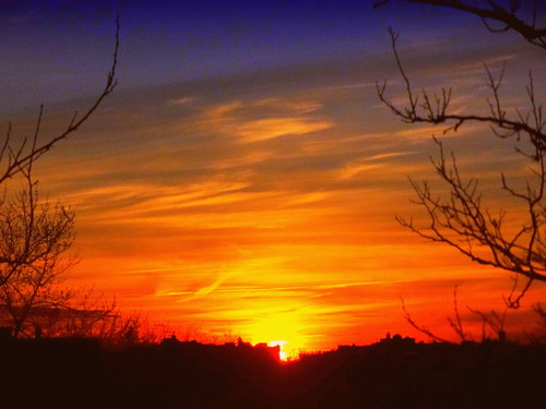 sunset newyork brooklyn image dmitriyfomenko winter12015